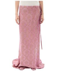 Ann Demeulemeester - Sheila Long Bias Skirt - Lyst
