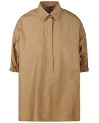 Max Mara - Teano Button-Up Long-Sleeved Top - Lyst