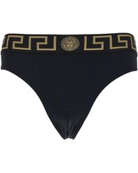 Versace - Greca Border Stretched Swim Shorts - Lyst