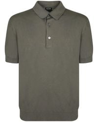 ZEGNA - Fine Knit Polo Shirt - Lyst