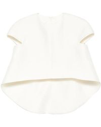 Balenciaga - Asymmetric Cropped Top - Lyst