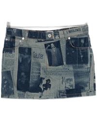 Jean Paul Gaultier - Belt-Loop Mini Skirt - Lyst