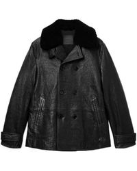 AllSaints - Hamlet Leather Jacket - Lyst