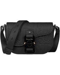Dior - Mini Saddle Messenger Bag With Flap - Lyst