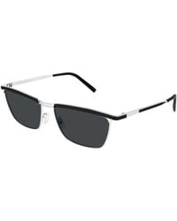 Saint Laurent - Eyewear Rectangular Frame Sunglasses - Lyst