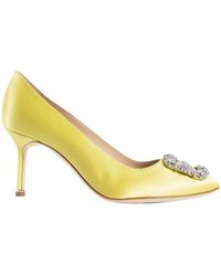 Manolo Blahnik - Round Toe High Heels - Lyst