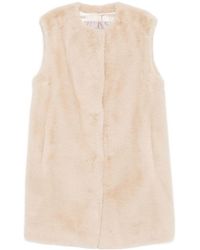 Herno - Faux Fur Gilet Jacket - Lyst