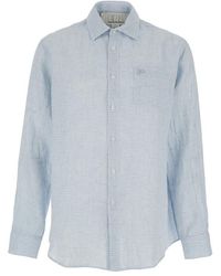 ERL - Relaxed Check Linen Shirt - Lyst