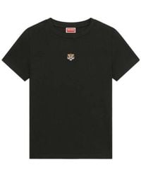 KENZO - Tiger Patch Crewneck T-Shirt - Lyst