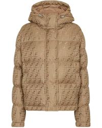Fendi - Ff Nylon Puffer Jacket - Lyst