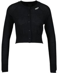 Simone Rocha - Embellished Cropped Cardigan - Lyst