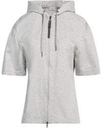 Brunello Cucinelli - Solid Color Hooded Short-Sleeve T-Shirt - Lyst