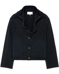Maison Margiela - Folded Collar Denim Jacket - Lyst