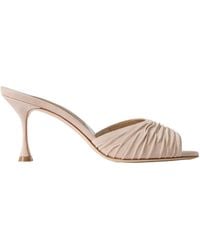 Manolo Blahnik - Pirua 70 Suede Mules - Lyst