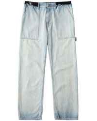 MM6 by Maison Margiela - Numeric Signature Wide Jeans - Lyst