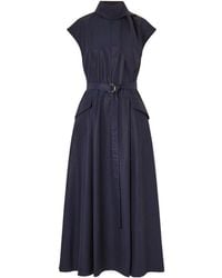 Adam Lippes - Cotton-Poplin Maxi Dress - Lyst