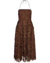 ROTATE BIRGER CHRISTENSEN - Floral Lace Midi Dress - Lyst