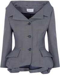 Magda Butrym - 02 Off-Shoulder Peplum Blazer - Lyst