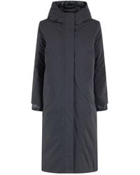 Save The Duck - Hooded Long-Sleeve Cotton-Padded Jacket - Lyst