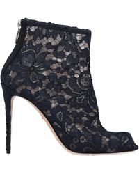 Dolce & Gabbana - Open-Toe Ankle Boots - Lyst