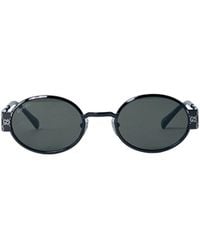 Gucci - Eyewear Oval Frame Sunglasses - Lyst