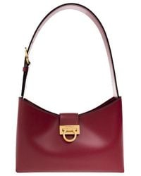 Ferragamo - Logo Shoulder Bag - Lyst