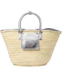 Jacquemus - Le Panier Soli Strapped Woven Tote Bag - Lyst
