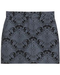 Max Mara - Technical Wool Jacquard Miniskirt - Lyst