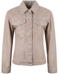 Brunello Cucinelli - Collared Long-Sleeved Casual Jacket - Lyst