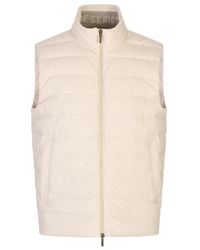 Peserico - Water-Repellent Down Vest - Lyst