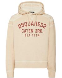 DSquared² - Cypro Loose Cropped Hooded Hoodie - Lyst