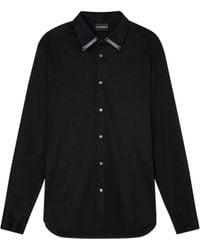 Emporio Armani - Cotton Shirt - Lyst