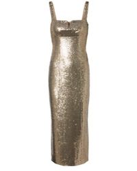 Roland Mouret - Sequined Midi Dress - Lyst