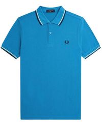 Fred Perry - Polo Shirt With Tipped Collar - Lyst
