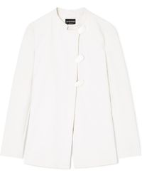 Emporio Armani - Guro Collar Jacket - Lyst