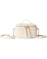 Fendi - Camelia Nappa Leather Mini-Bag With Ff Motif - Lyst