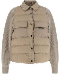 Brunello Cucinelli - Polyester Shell Jacket Clothing - Lyst
