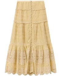 Isabel Marant - Isabel Marant Étoile Paoline Floral Lace Maxi Skirt - Lyst