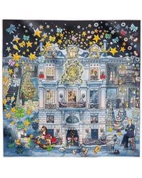 Dior - Noël À Montaigne 90 Square Scarf - Lyst