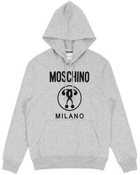 Moschino - Logo Hooded Sweater - Lyst