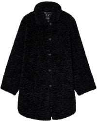 Emporio Armani - Faux-Fur Coat - Lyst
