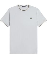 Fred Perry - Solid Color T-Shirt - Lyst