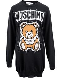 Moschino - Teddy Bear Knitted Dress - Lyst