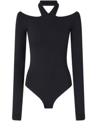 Pinko - Cut-Out Long-Sleeve Bodysuit - Lyst