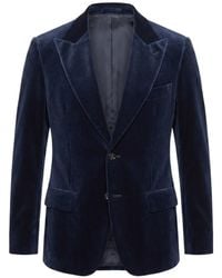 Lardini - Velvet Peak-Lapel Blazer - Lyst