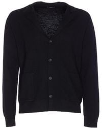Hōsio - V-Neck Button-Up Cardigan - Lyst