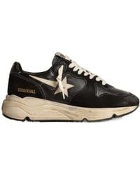 Golden Goose - Running Sole Panelled Lace-Up Sneakers - Lyst