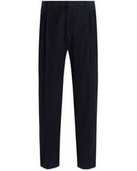 Dolce & Gabbana - Garment-Dyed Velvet Trousers - Lyst