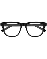 Gucci - Eyewear Square Frame Glasses - Lyst