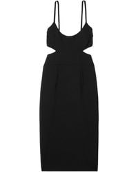 Michael Kors - Cut-Out Cami Midi Dress - Lyst